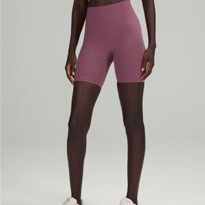 Lululemon Athletica Plum Bike Shorts